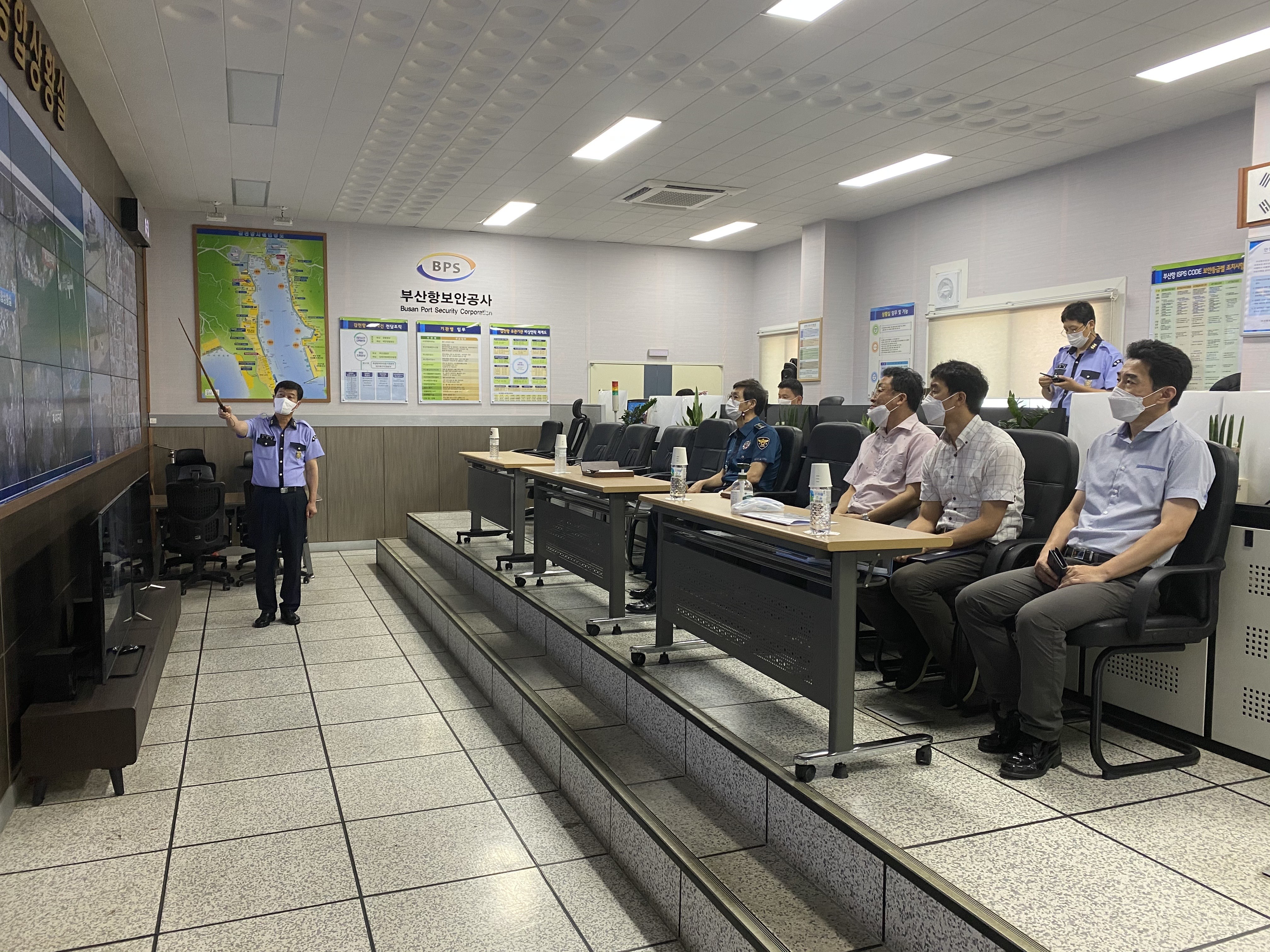 부산사하경찰서장 8월25일 감천상황실 방문4