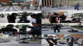 다중이용시설 대테러 합동훈련 참가